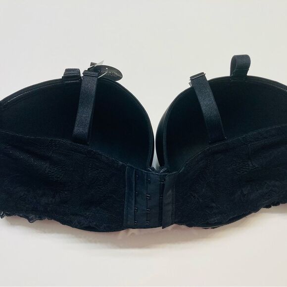Torrid Bombshell Everyday Strapless lightly Lined Bra Black Plus Size 42G NEW - Picture 3 of 10